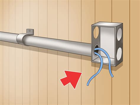 how to install conduit feeder to an electrical box utube|feeding electrical cable through conduit.